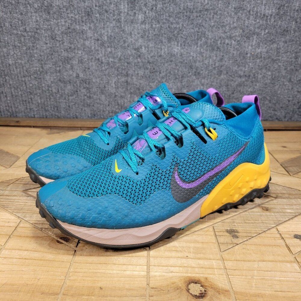 Nike Mens Wildhorse 7 CZ1856-300 Blue Hiking Shoes Sneakers Size 11 - Picture 2 of 13